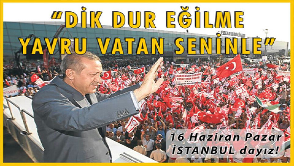 Kıbrıs'tan Erdoğan'a destek amacı ile İstanbul'a yolculuk!