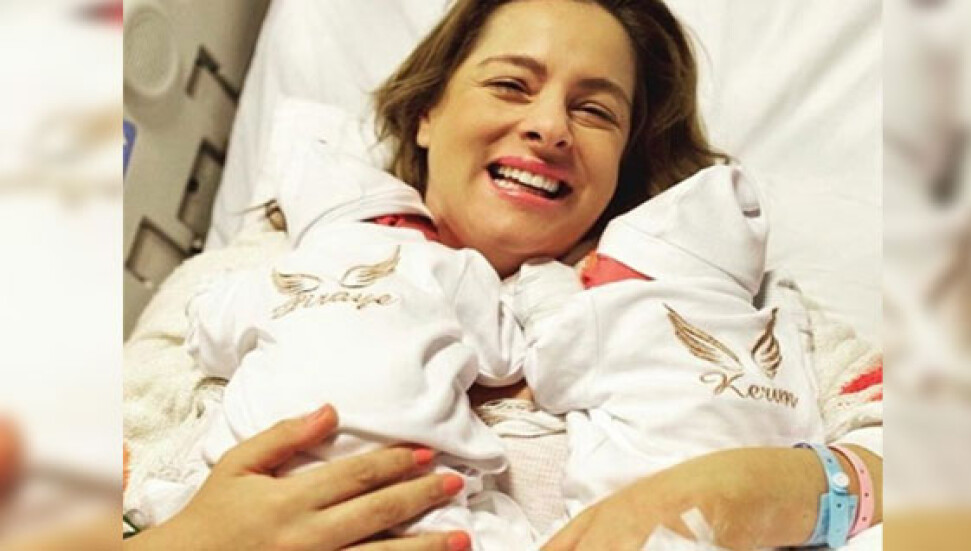 Doğa Rutkayın ikizleri doğdu