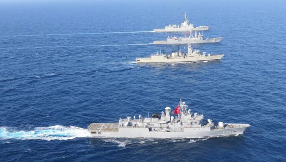 TC MSB: Doğu Akdeniz'de Geçiş Eğitimi yapıldı