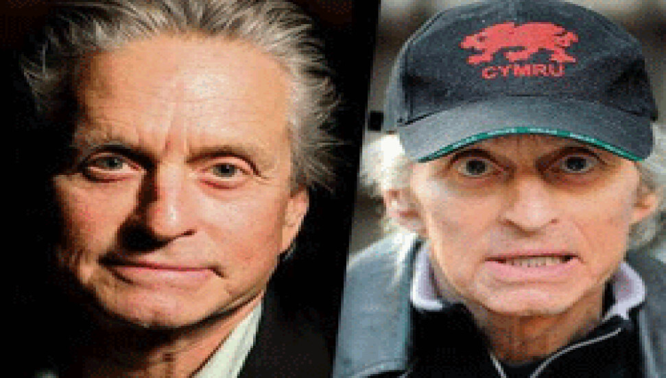 Ünlü aktör Michael Douglas, tanınmaz halde
