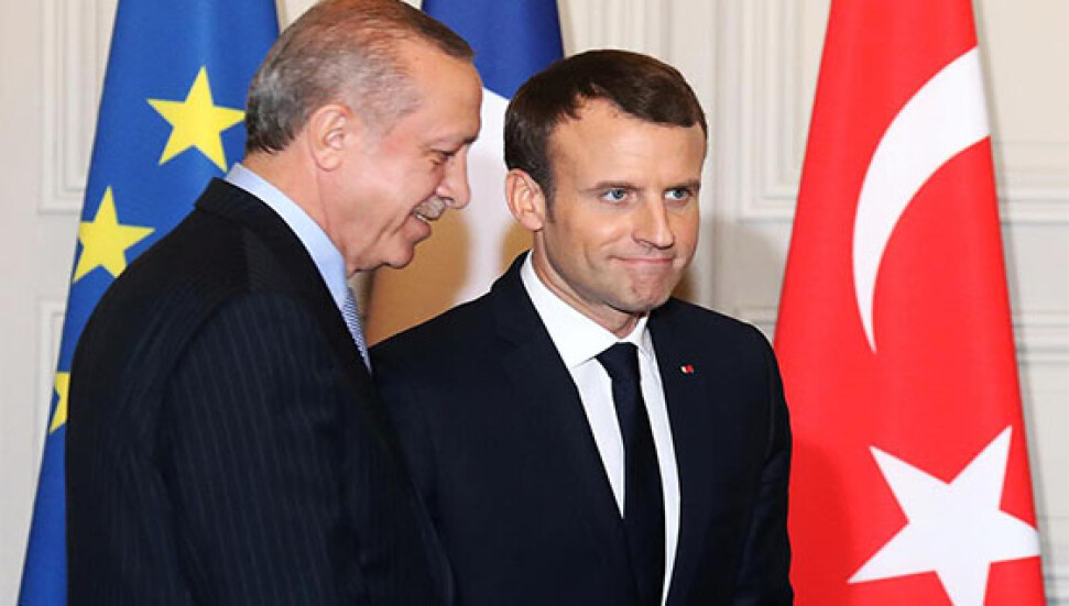 Erdoğan, Fransa Cumhurbaşkanı Macron ile görüştü