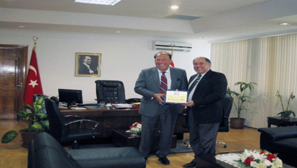 Erk, Almanya'nın KKTC Werl Fahri Konsolosu Özdemir'i kabul etti