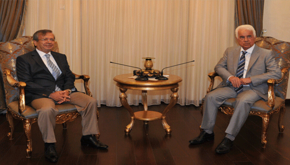 Eroğlu Girne Üniversitesi heyetini kabul etti