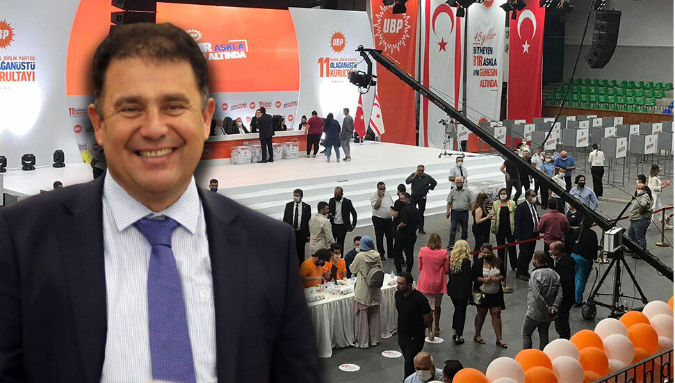 UBP Kurultayı 10 ay ertelendi, görev Ersan Saner’in