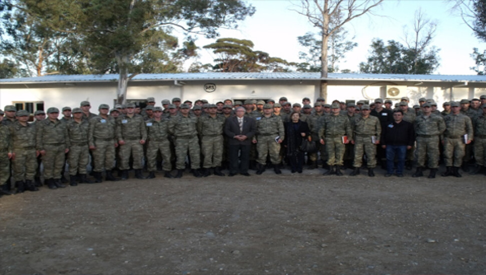 Ersan, Kıbrıs türk Kuvvetleri Alayında konferans verdi