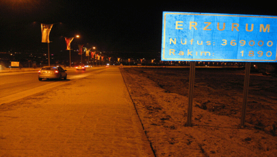 Erzurum, eksi 35'i gördü