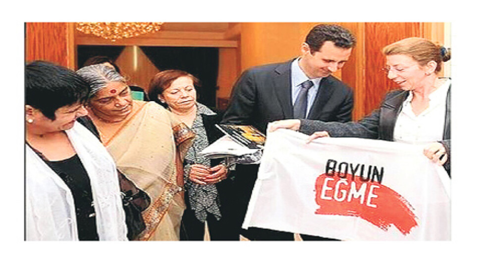 Esad'dan "Boyun Eğme" fotoğrafı