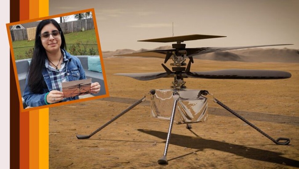 NASA'nın Mars'a göndereceği helikoptere ismini lise öğrencisi verdi