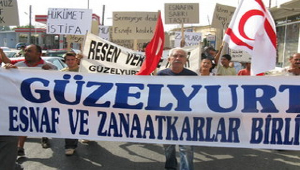Güzelyurt'ta eylem vardı