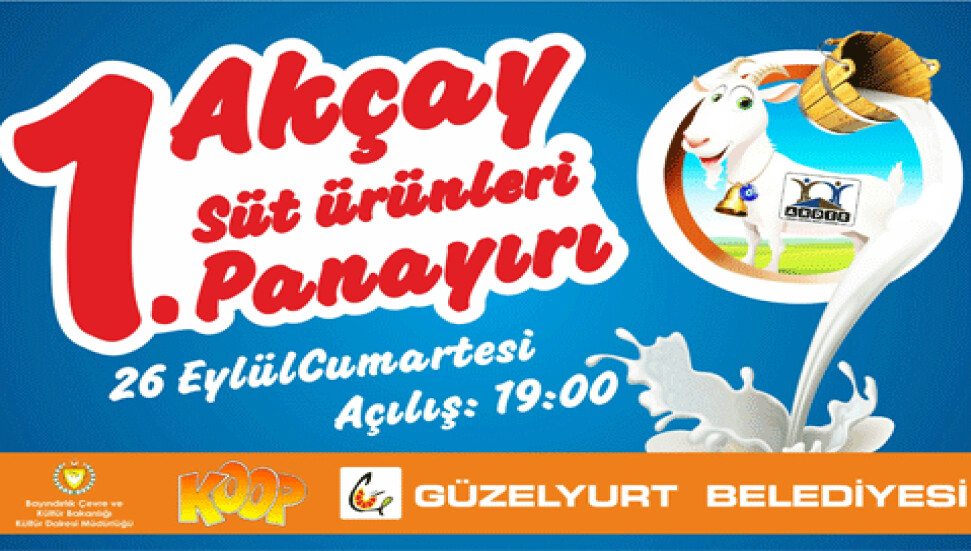 Akder 1. Süt Ürünleri Festivali yarın yapılıyor