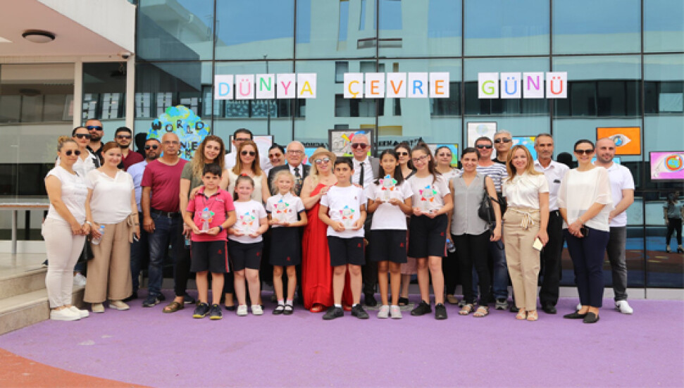 GAÜ International Prep School öğrencilerinden, Dünya Çevre Günü'nde anlamlı etkinlik