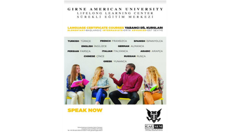 GAÜSEM yabancı dil kursları için, kayıtlar devam ediyor