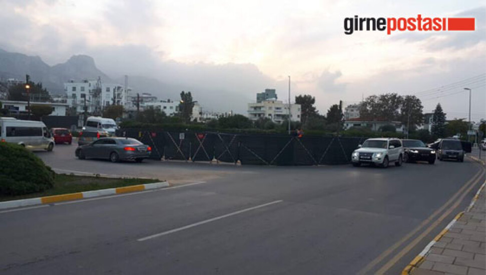 Girnedeki Sulu Çember tadilatta: Kavşağın yeni ismi yolda