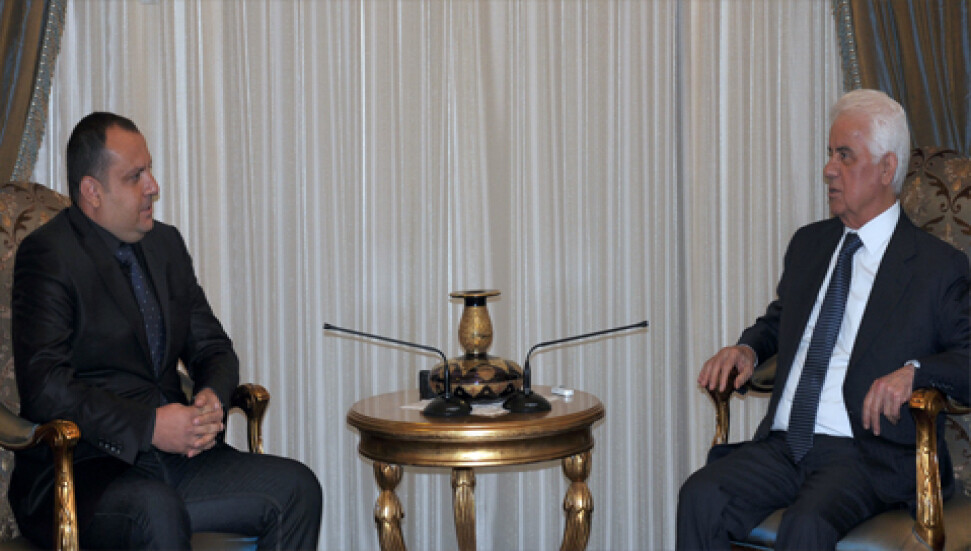Cumhurbaşkanı Eroğlu KKTC Yörükler Derneği heyetini kabul etti