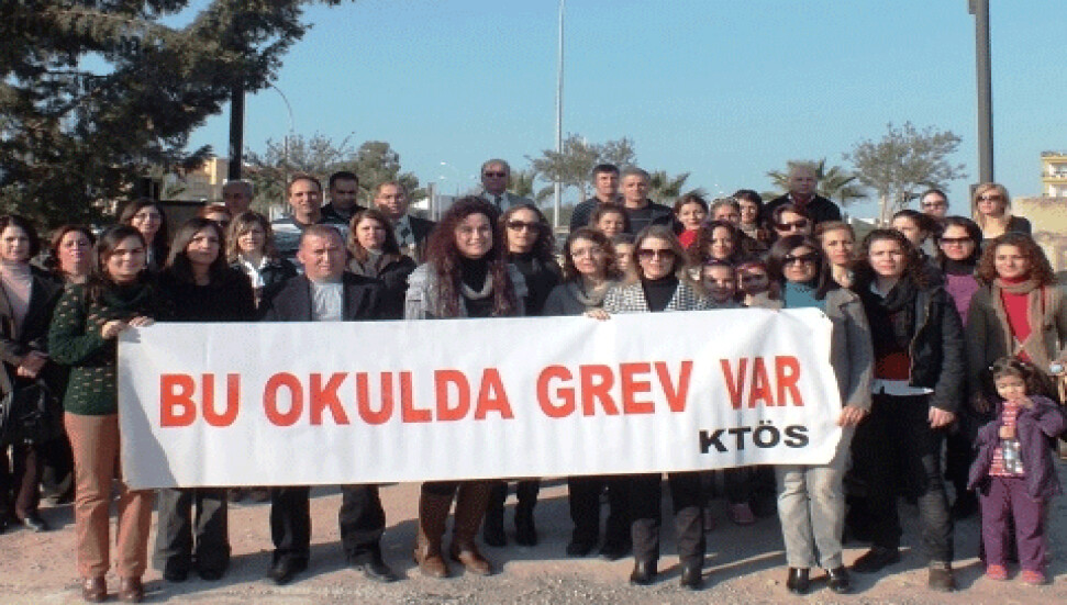 Lefkoşa Necati Necati Taşkın İlkokulu'nda grev kalktı