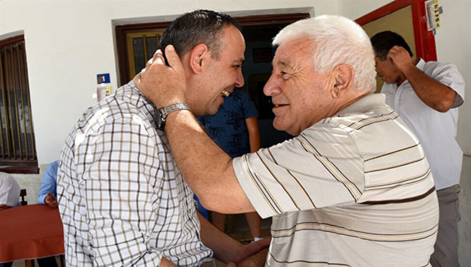 Harmancı, Küçük Kaymaklı Türk Spor Kulübü ve Haspolat'ı ziyaret etti