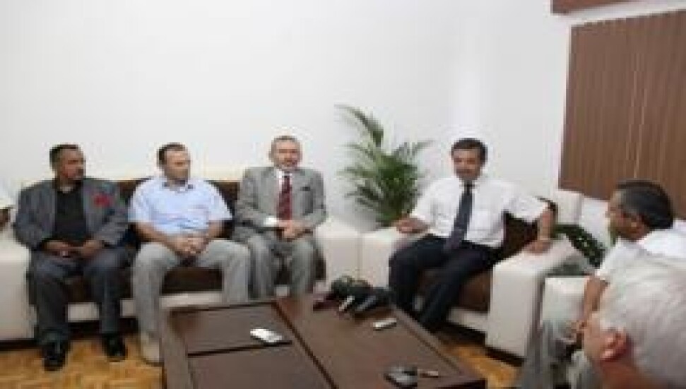 HAK heyeti, Demokrasi ve Güven Partisi'ni (DGP) ziyaret etti