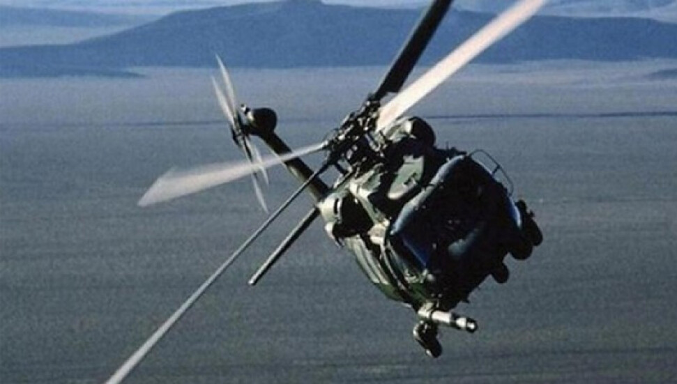 Giresun'da askeri helikopter düştü