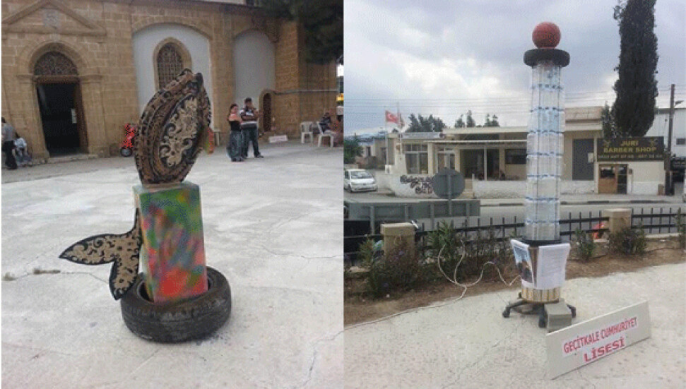 Eğitim Vakfı'nın düzenlediği "Atıklardan Heykel Yapma Yarışması" yapıldı