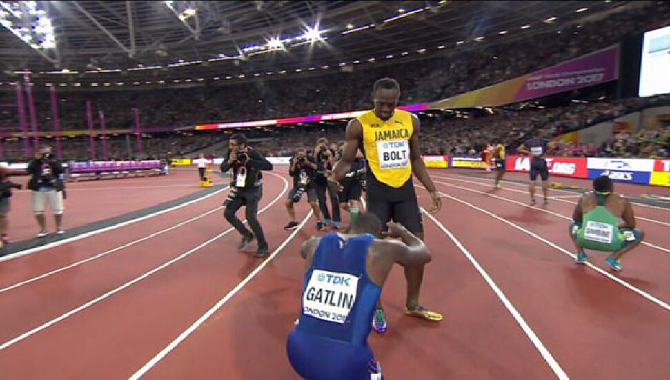Justin Gatlin'den tarihi zafer!