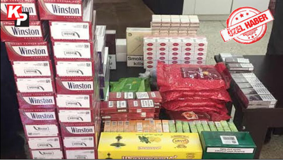 Gümrüksüz sigaraları limandan çıkarmak isterken yakalandılar
