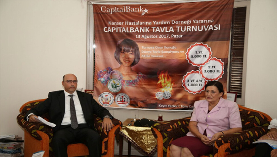 Kanser Hastalarına Yardım Derneği yararına tavla turnuvası düzenleniyor