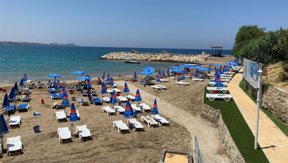 Kervansaray Plajı faaliyete başladı