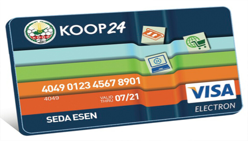 Koopbank'tan yeni "Koop24 Visa Electron" banka kartı