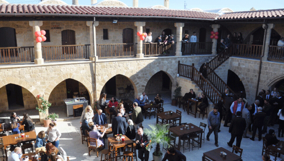Restorasyonu tamamlanan Kumarcılar Hanı açıldı