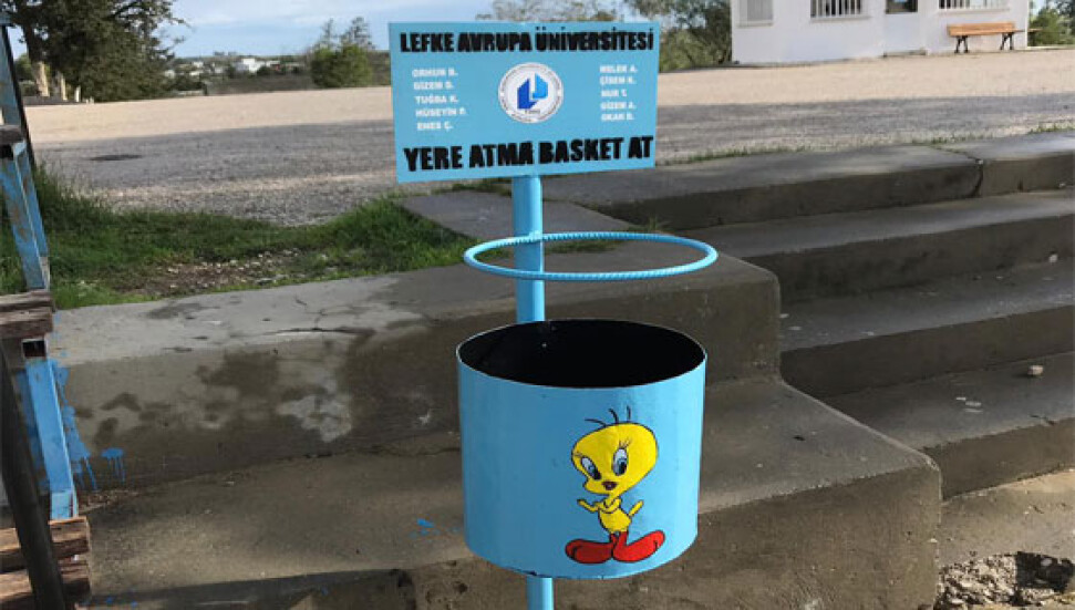 LAÜ öğrencilerinden örnek proje: Yere Atma Basket At