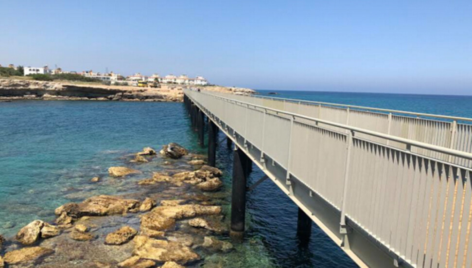 Lapta Sahil Yürüyüş toplam 5 milyon 400 bin TL harcanarak iki etapta tamamlandı