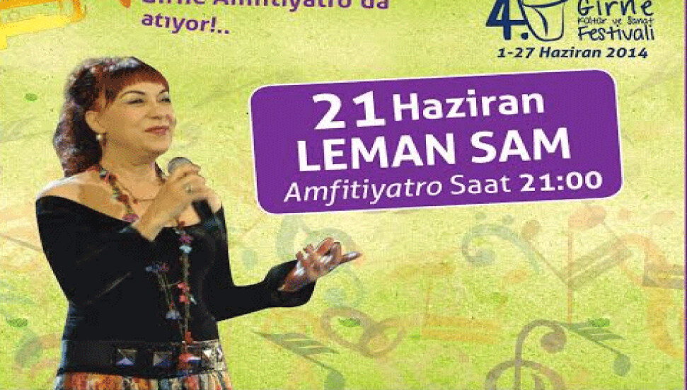 Leman Sam sevilen şarkılarıyla Amfitiyatro'da sahne alacak