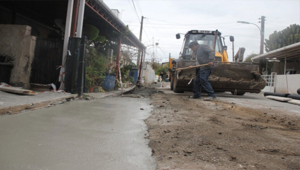 LTB Kızılay Arkası Göçmen Evleri bölgesinde yağmur suyu altyapısını tamamladı