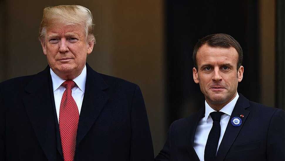 Emmanuel Macron’dan, Donald Trump’a yaptırımları kaldırma çağrısı