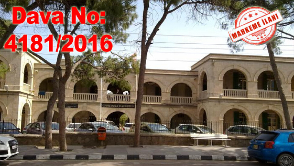 Girne Kaza Mahkemesi - Celpname - Dava No: 4181/2016