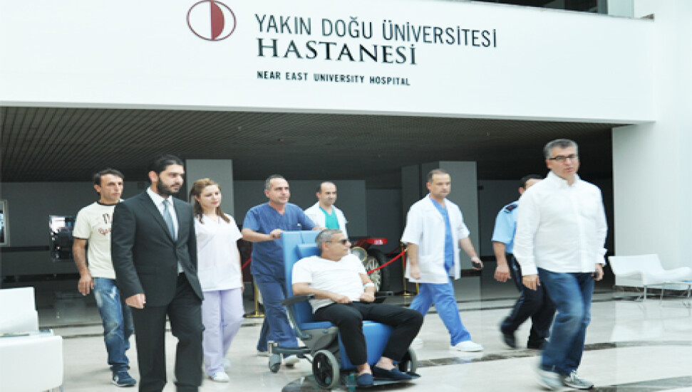 Mehmet Ali Erbil Yakın Doğu Üniversitesi Hastanesi`nden taburcu edildi