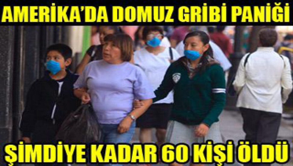 Meksika'da domuz gribi paniği