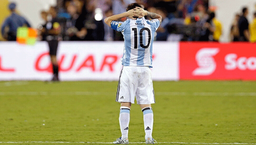 Messi milli takımı bıraktı