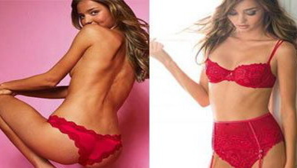 Miranda Kerr'den özel Noel pozu