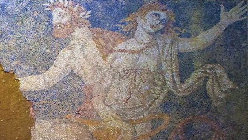 Güney Kıbrıs Akaki'de M.S 4. yüzyıla ait çok önemli mozaik zemin bulundu