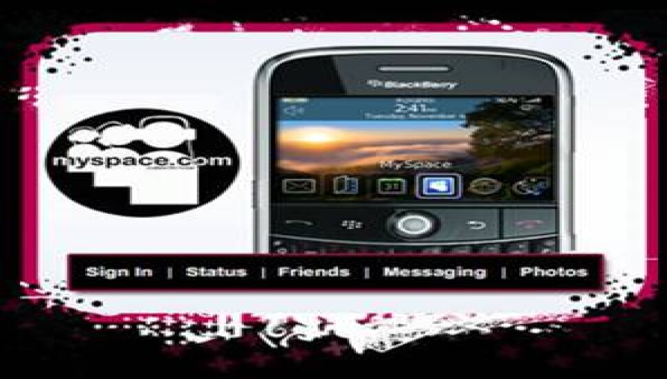 MySpace BlackBerry yazılımı güncellendi