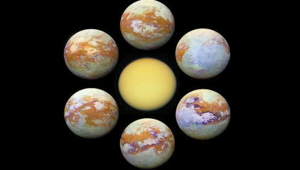 NASA: Satürn'ün uydusu Titan'dan yeni kızılötesi görüntüler