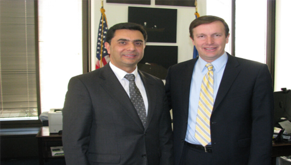 Nami, Senatör Murphy ile görüştü; Hudson ve Washington Enstitüsü'nde konuştu