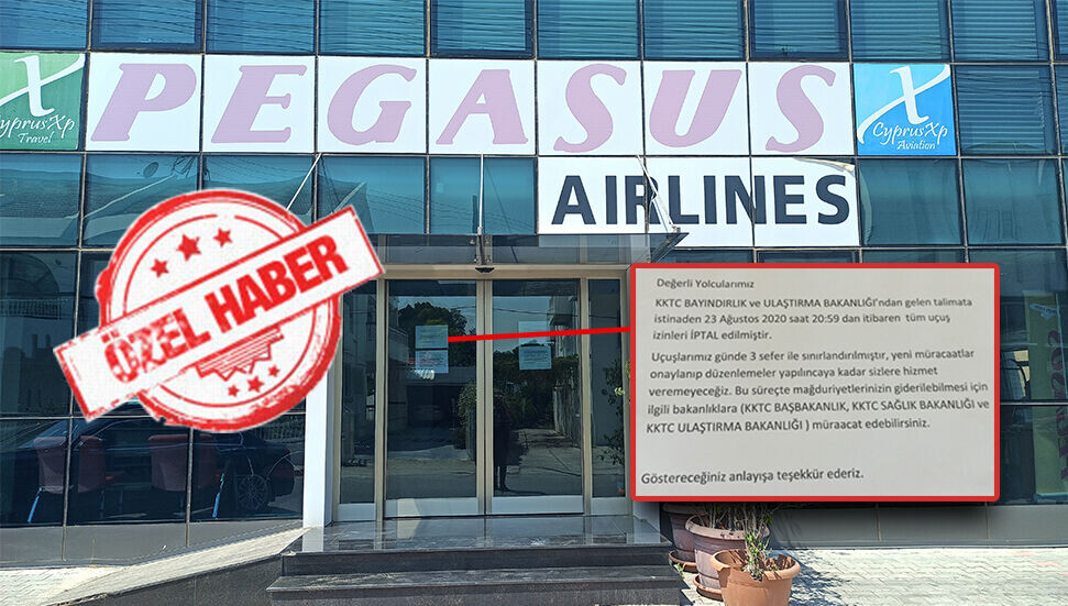 Pegasus KKTC, kapılarına kilit vurdu: “Tüm çalışanlarımı işten durdurmak zorundayım”