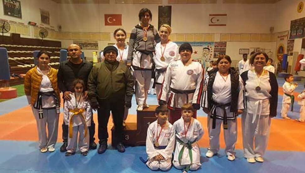Rauf Raif Denktaş Taekwondo Karate Budo Kırış Sampiyonası yapıldı