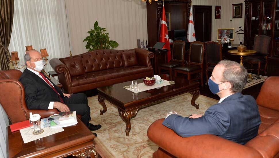 Ersin Tatar - Dominic Raab görüşmesi başladı