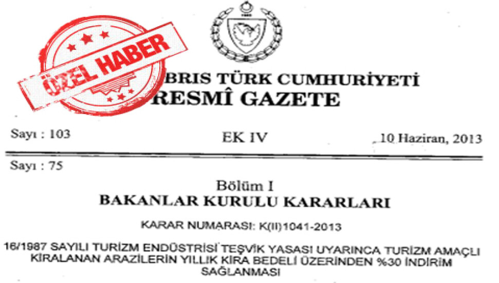 Turizm arazilerine %30 kira indirimiyle, seçim öncesi kime kıyak yapıldı?