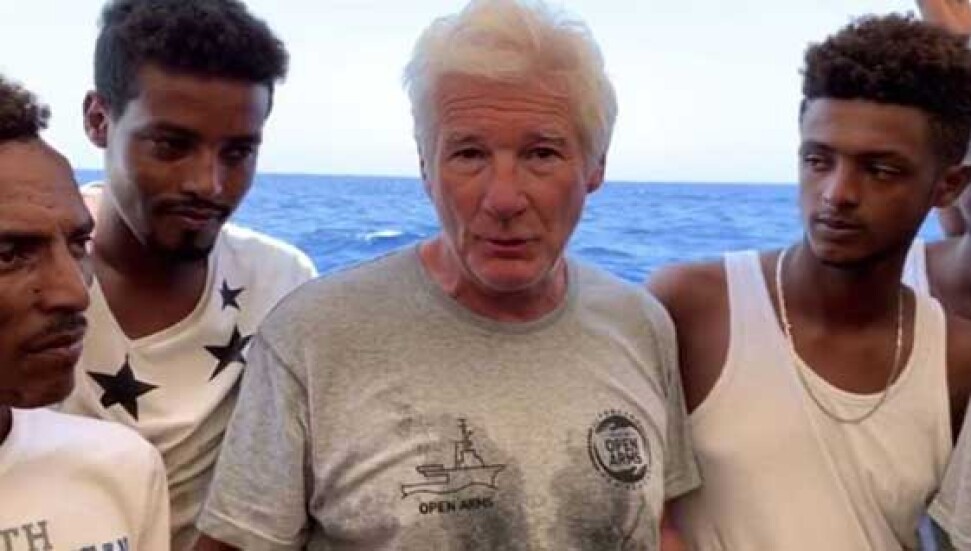 Richard Gere ile İtalya İçişleri Bakanı Matteo Salvini arasında göçmen atışması