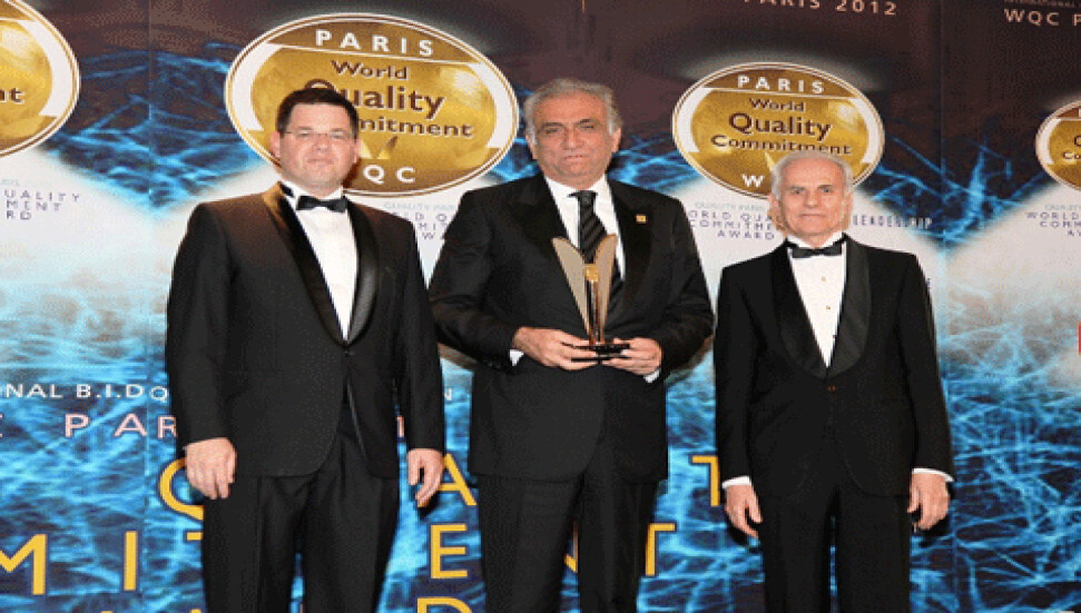 Salamis Bay Conti otele yılın en iyi ''otel'' ödülü Paris'den...