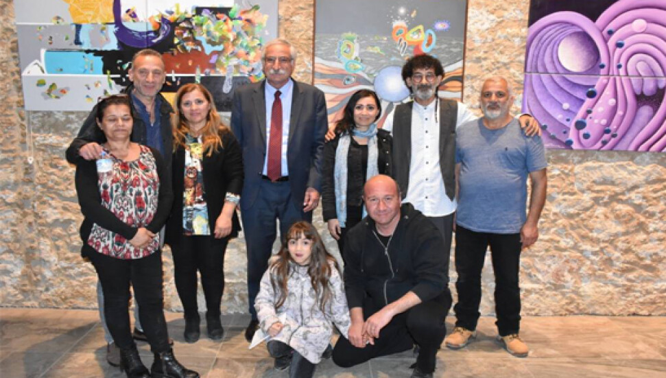 Şenol Özdevrim'in kişisel sergisi Girne'de açıldı
